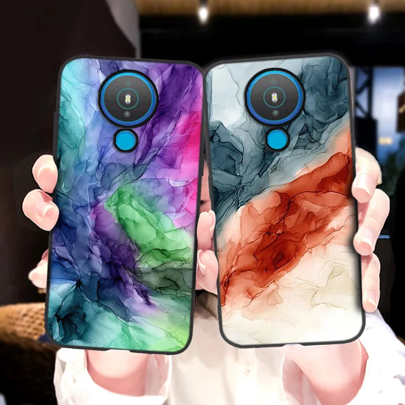 Soft Marble Phone Case For Nokia 1.4 8.3 5G Cases For Nokia 7.3 7.1 Plus 5.4 2.4 3.4 3.2 9 1.3 5.1 2.1 Silicone Protective Cover