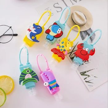 

1PCS Mini 30ml Hand Sanitizer Split Bottles Portable Detachable Cover Silicone Bath Shower Hand Gel Holder