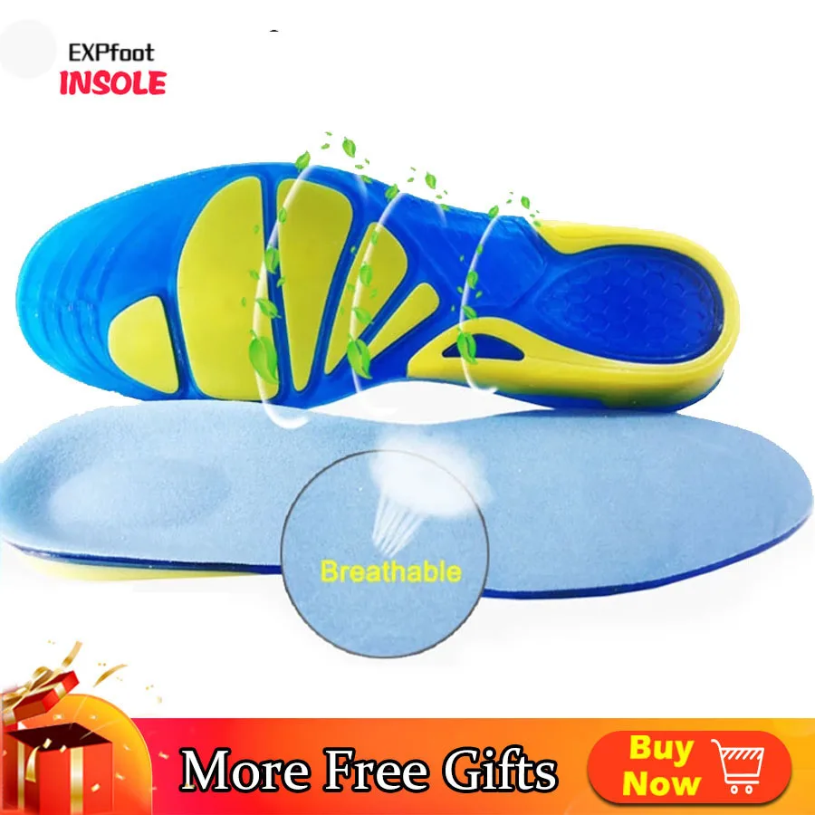 Silicon Gel Inlegzolen Voetverzorging Voor Fasciitis Plantaris Orthopedische Masseren Shoe Inserts Schokabsorptie Schoen Pad