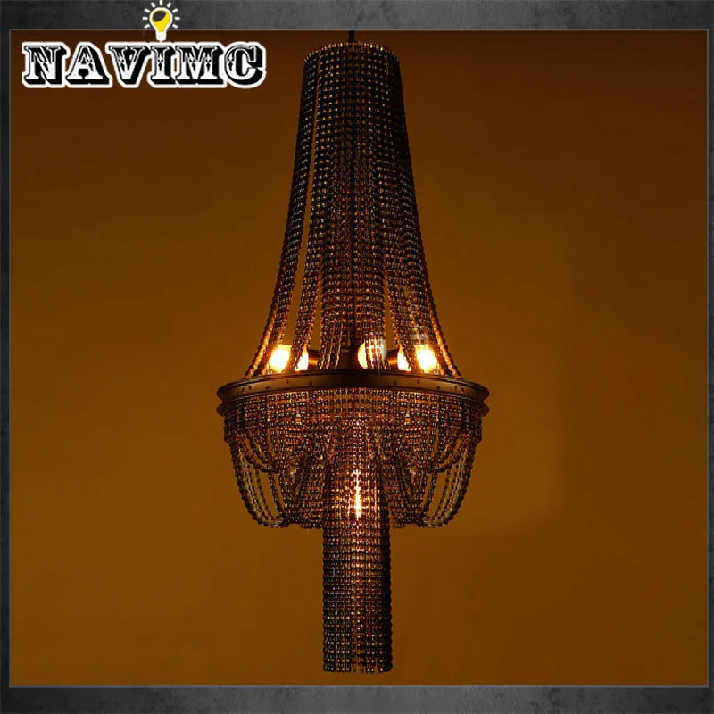 

Retro Personality Creative Bicycle Chain Pendant light for Bar Restaurant Cafe Decoration Lighting