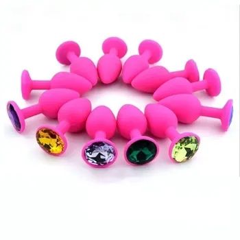 WAKEWAY Adult sex toys Silicone butt anal plug sex toys Unisex Sex for women couples Jewelry anal Stimulator 3