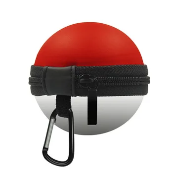 

Round Organizer EVA Bag Carrying Case Protective Pouch Hard Portable Storage Box For Switch Pokeball