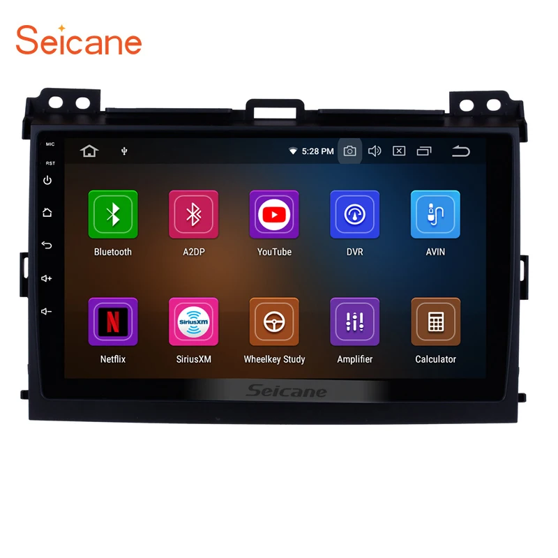 Cheap Seicane Android 9.0 9 Inch Car Radio For 2002 2003 2004-2009 Toyota Prado Cruiser 120 1Din GPS Head Unit 4G Wifi Stereo Player 0