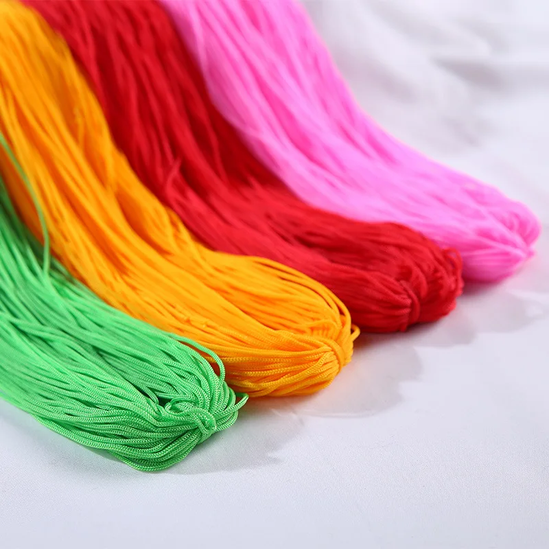 1mm MultiColor 40-50M Strong Braided Macrame Silk Satin Nylon Cord Rope DIY Jewelry Bracelet Making Findings Beading Thread Wire nylon cord macrame cord nylon rope satin cord silk cord silk rope rope necklace