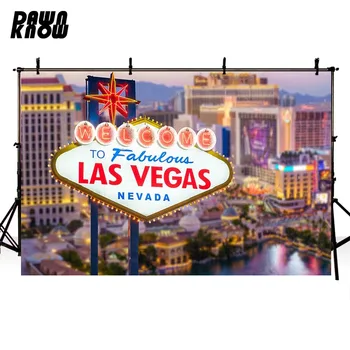 

DAWNKNOW LAS VEGAS Vinyl Photography Background For Baby Building Photo Shoot Backdrop For Wedding Photo Studio lv317
