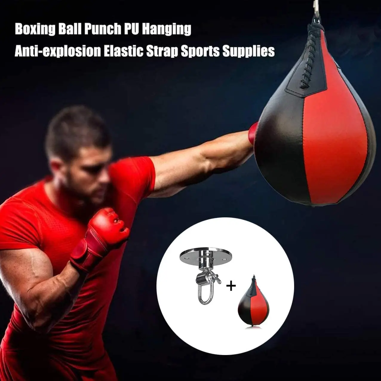 Professional Fitness Boxing Pear Speed Ball Set Boxing Punching Speed bag  Base Set Accessory Pera Boxeo Training Equipment Tools