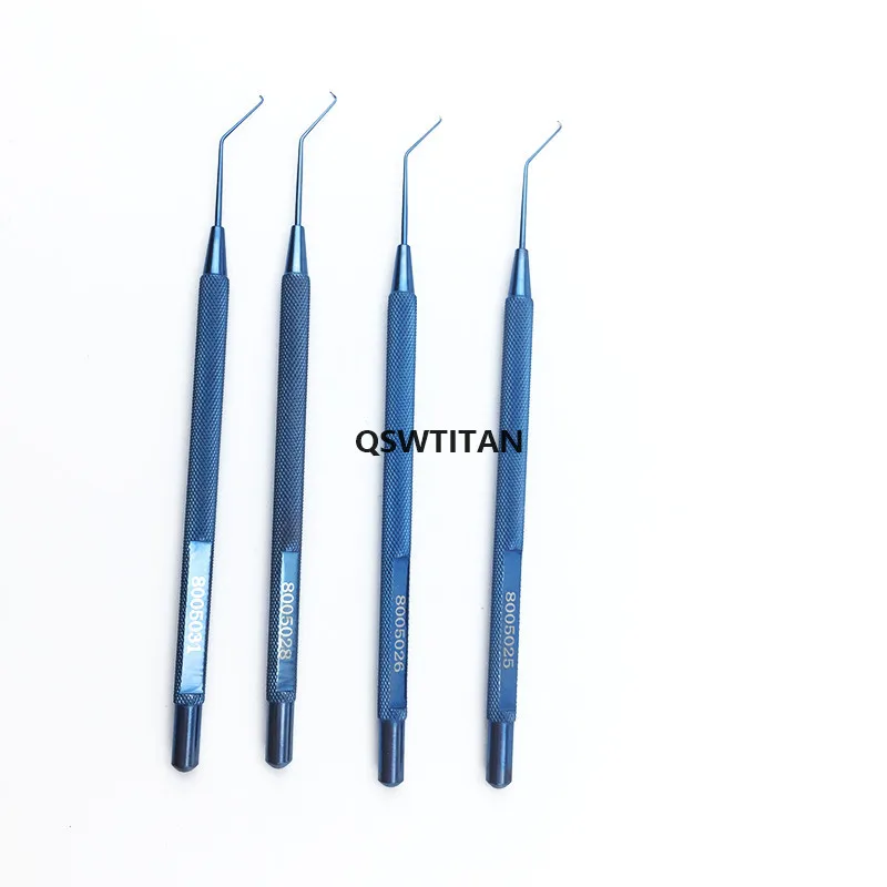 Ophthalmic Titanium instruments Phaco Chopper 4 types claw/1.25mm/1.5mm/1.95mm tip eye Veterinary surgical Tools veterinary surgical instruments,ophthalmic microsurgical scissors,ophthalmic surgical instruments