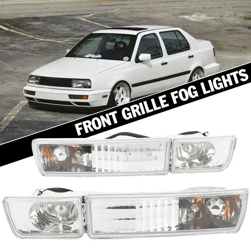 Intermitentes y luces LED antiniebla para coche, accesorios de luz diurna DRL para Volkswagen Golf MK3 93-99, 2 - AliExpress Automóviles y motocicletas