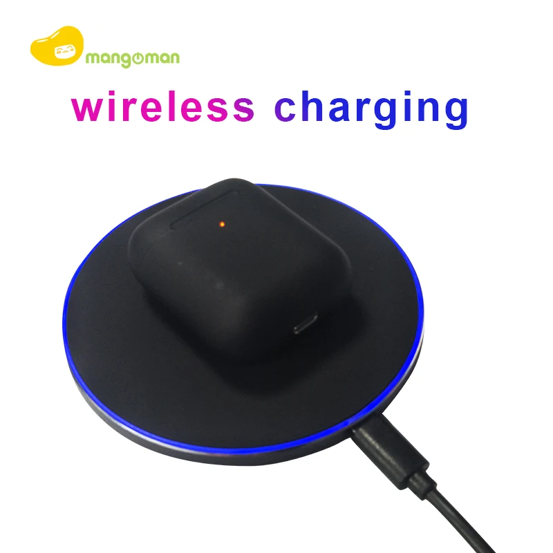 Mangoman i9000 tws Smart Sensor 8D Bass Wireless Charging Bluetooth 5.0 Earphone Earbuds i9000 tws PK i10 i12 i60 i200 i5000 tws