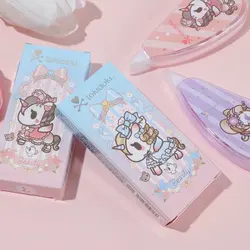 Correcteur de grande capacité avec bande adhésive Portable, boîte à stores créative Kawaii, fournitures de papeterie pour étudiants 