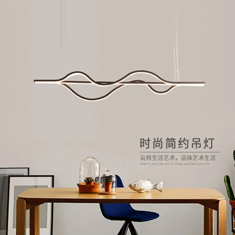 

Length 1000mm 37W Dimmable RC New Arrival Modern Led Pendant Lights For Dining Room Kitchen Room Bar Pendant Lamp