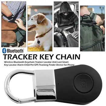 

Portable Wireless Anti-Lost Tracker Bluetooth Keychain Tag Phone-Lost Locator for Children Kids Pets Wallet GPS Tracking Device