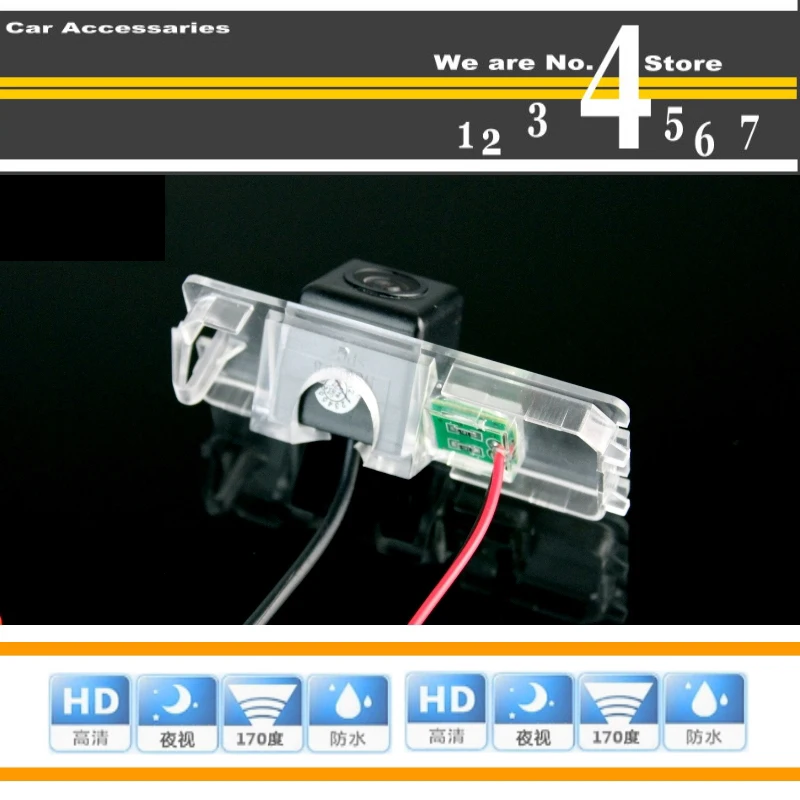 LiisleeFor Skoda Yeti 5D SUV 2010~2014 Car Camera High Quality Rear View Back Up Camera For PAL Or NTSC  CCD + RCA (7)