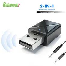 Беспроводной Bluetooth 5,0 аудио приемник передатчик мини стерео Bluetooth AUX RCA USB 3,5 мм разъем музыкальный адаптер для ТВ ПК автомобильный комплект