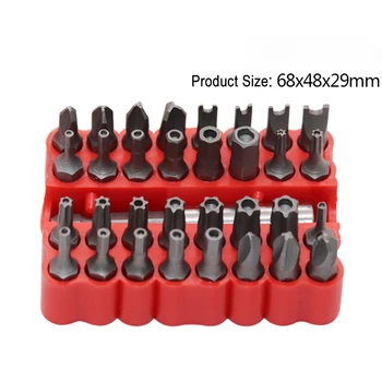 

33pcs Hollow/Solid Batch Head Combination Screwdriver Inside Hexagon Special Charging Drill Chrome Vanadium Steel Drill