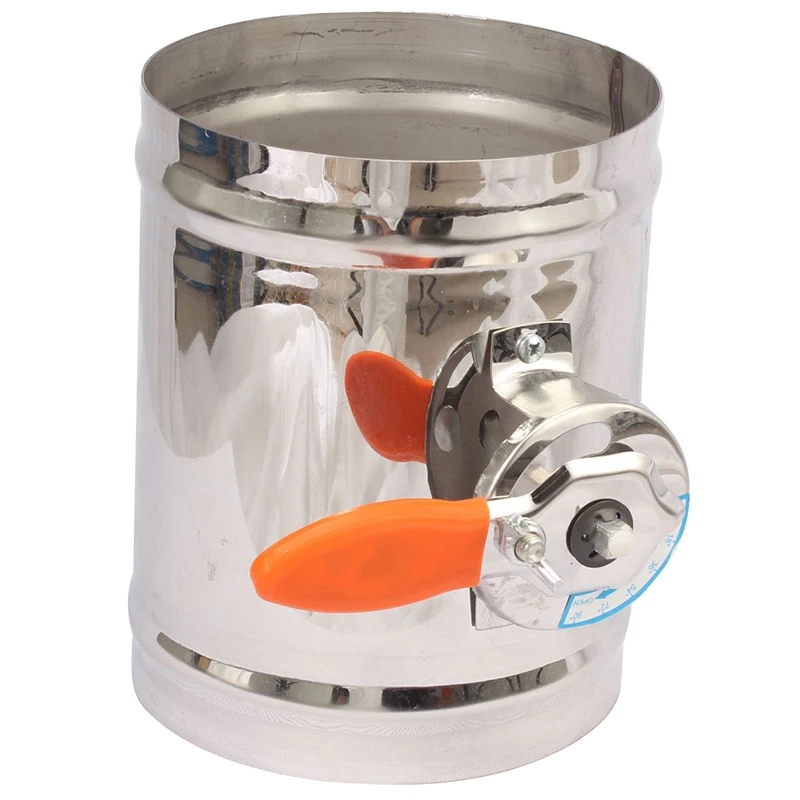 

Hot Stainless Steel Manual Damper 125Mm Stainless Steel Damper Air Volume Control Valve Manual Damper