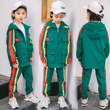

Outfits Children Clothes Boy Set Long Sleeve Autumn Boy Clothes Teenage Winter Tracksuit Fall Ubrania Children Clothes AE50CC