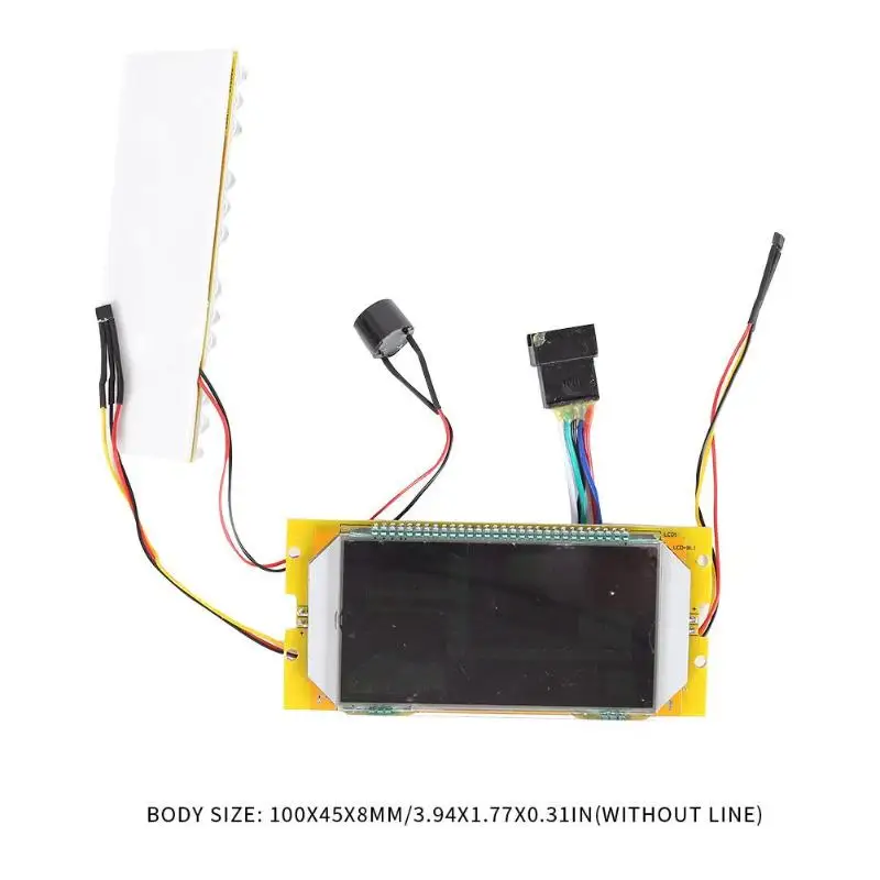 Прочный Электрический скутер Экран износостойкие запчасти электрических скутеров Экран дисплея+ 36V LED контроллер для Kugoo S1 S2 S3 - Цвет: A