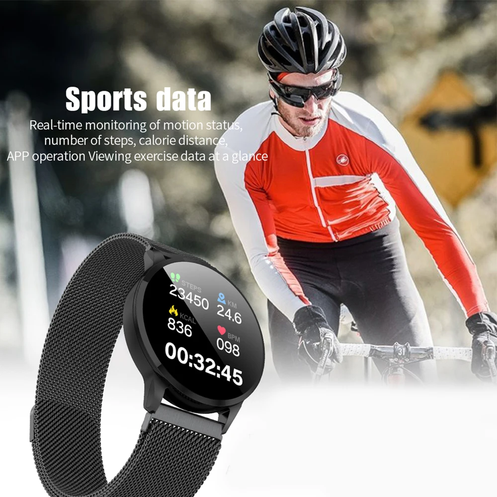 YUNAO CS16 Smart Watch Men Watches IP68 Waterproof Activity Tracker Fitness Bluetooth Sport Watch Monitor Women Clock Wristband