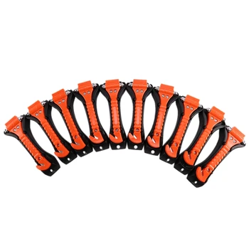 

Vehicle Safety Hammer 10Pcs Two-In-One Multi-Function Fire Hammer Portable Emergency Life-Saving Hammer Tool Glass Window Punch