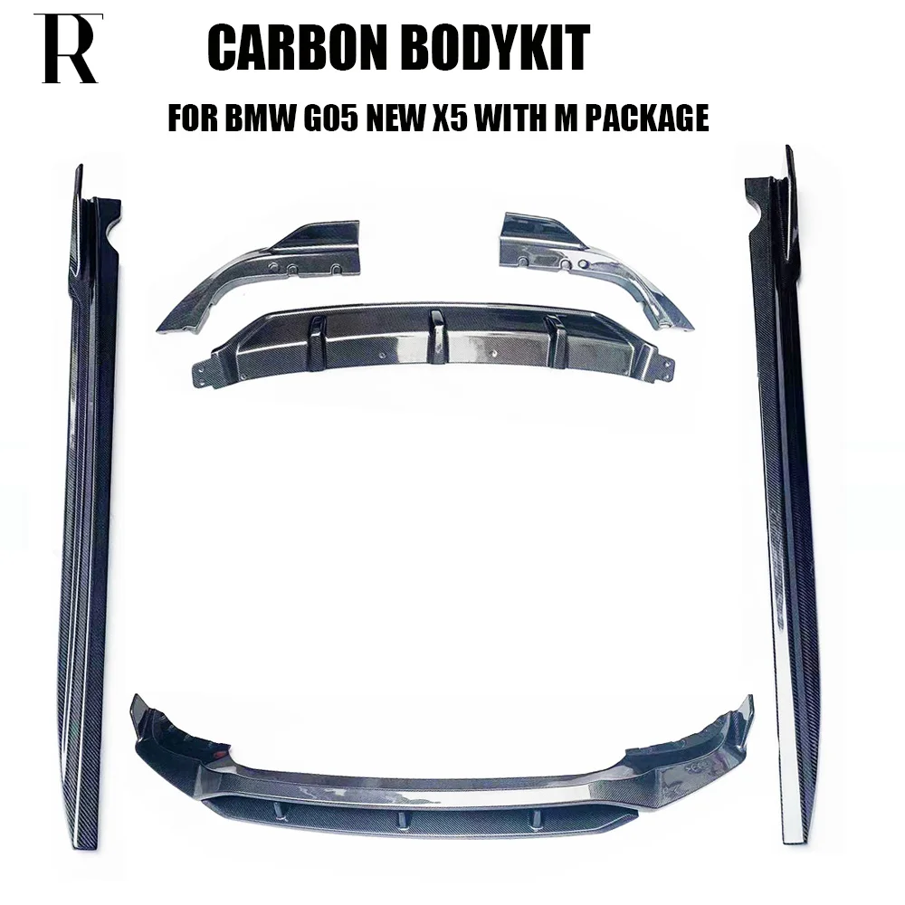 

X5 Carbon Fiber Bodykit for BMW G05 X5 with M Package Body kit Rear Diffuser & Front Lip & Side Skirt