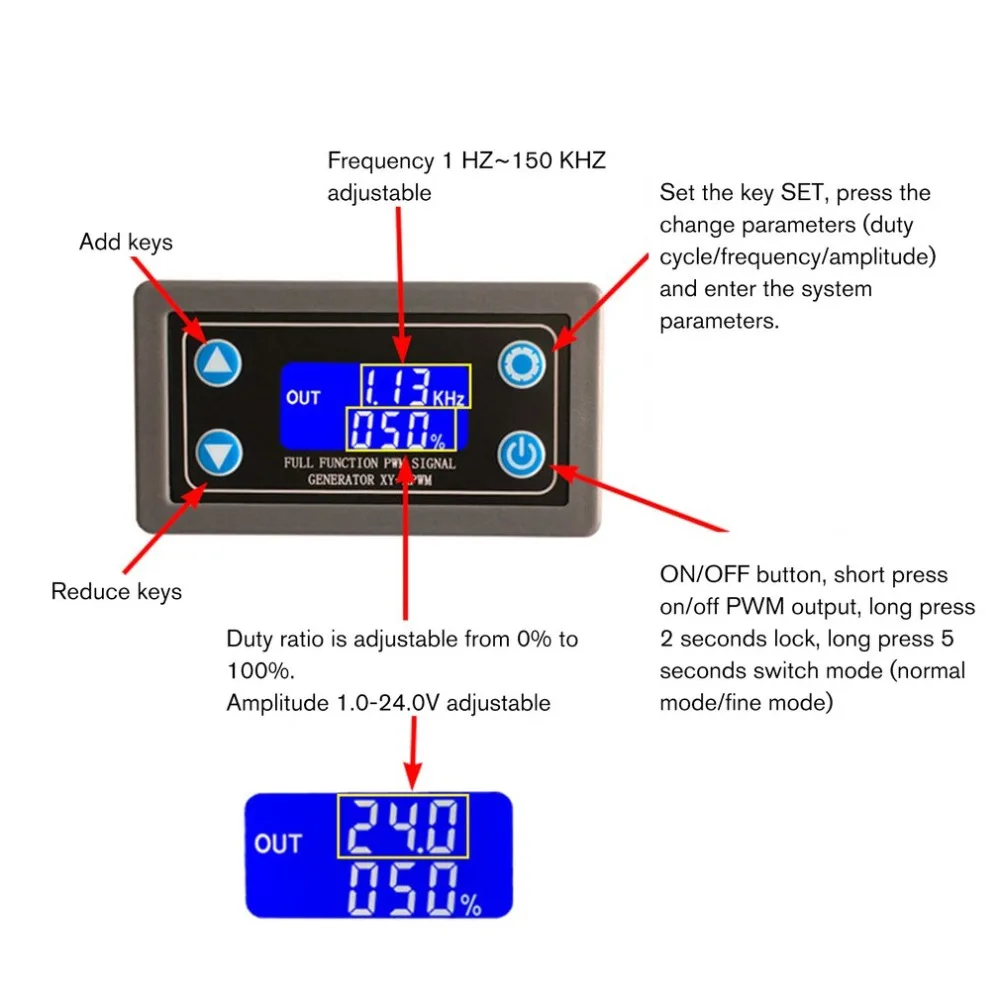 XY-APWM-Full-function-PWM-Pulse-Frequency-Duty-Cycle-Adjustable-Module-Square-Wave-Rectangular-Wave-Signal