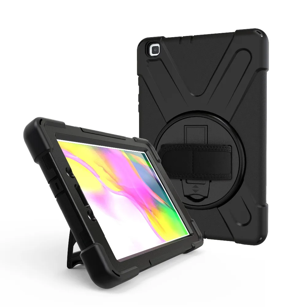 360 Вращающийся чехол для Samsung Galaxy Tab A 8,0 чехол T290 T295 SM-T290 SM-T295 чехол Funda с плечевым ремешком на запястье