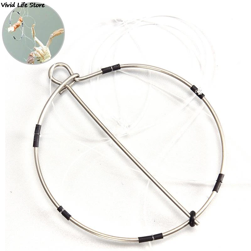 1pcs 6ring Portable Fishing Shrimp Crab Cast Trap Catch Crabs Tool Set Fishing Tools AliExpress