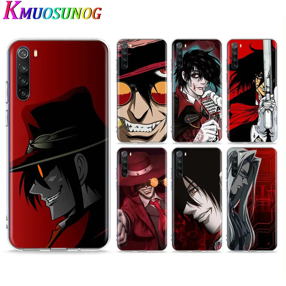 

Transparent Soft TPU Cover Anime Hellsing Alucard Fan For Xiaomi Redmi Note 9 9S Pro Max 8T 8 7 6 5 Pro 5A 4X Phone Case