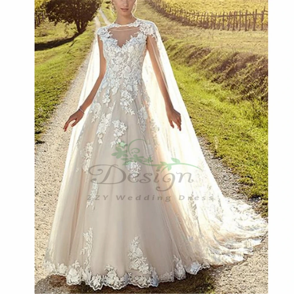 

Unique Appliques&Beadings Ivory With Jacket Vestido Noiva Curto A-line Dropped Wedding Dresses