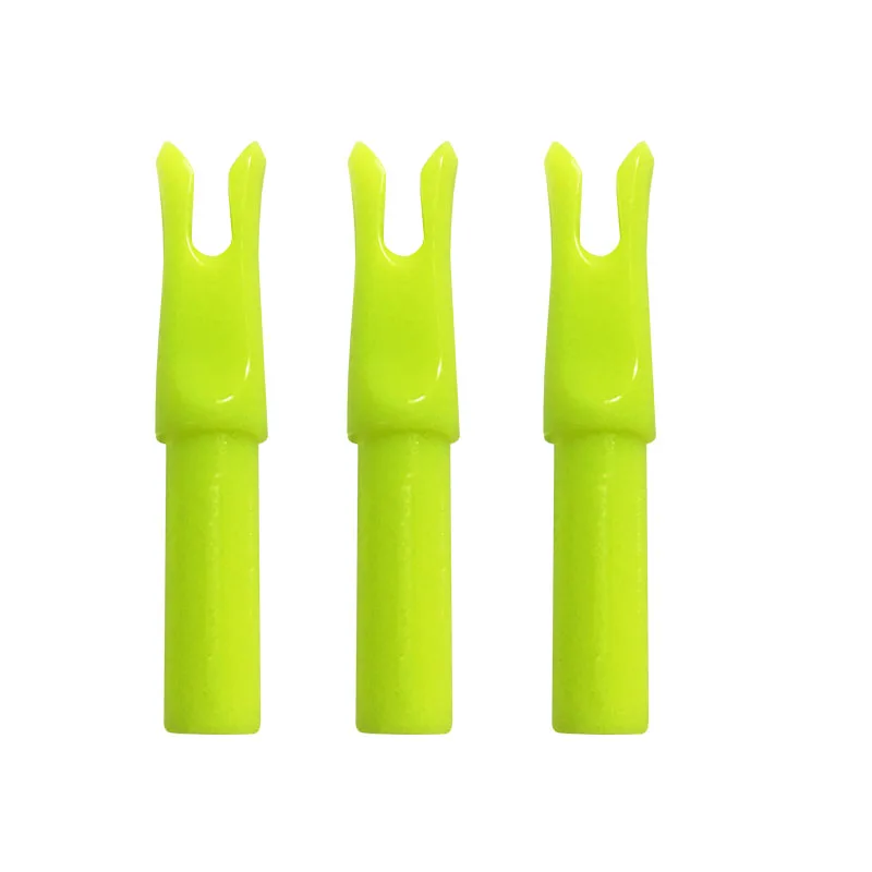 24pcs  Archery Arrow Nocks For Carbon Arrow Shaft I.D 6.2mm 0.246" Plastic Arrow Tails DIY Arrow Knocks Replacement 4