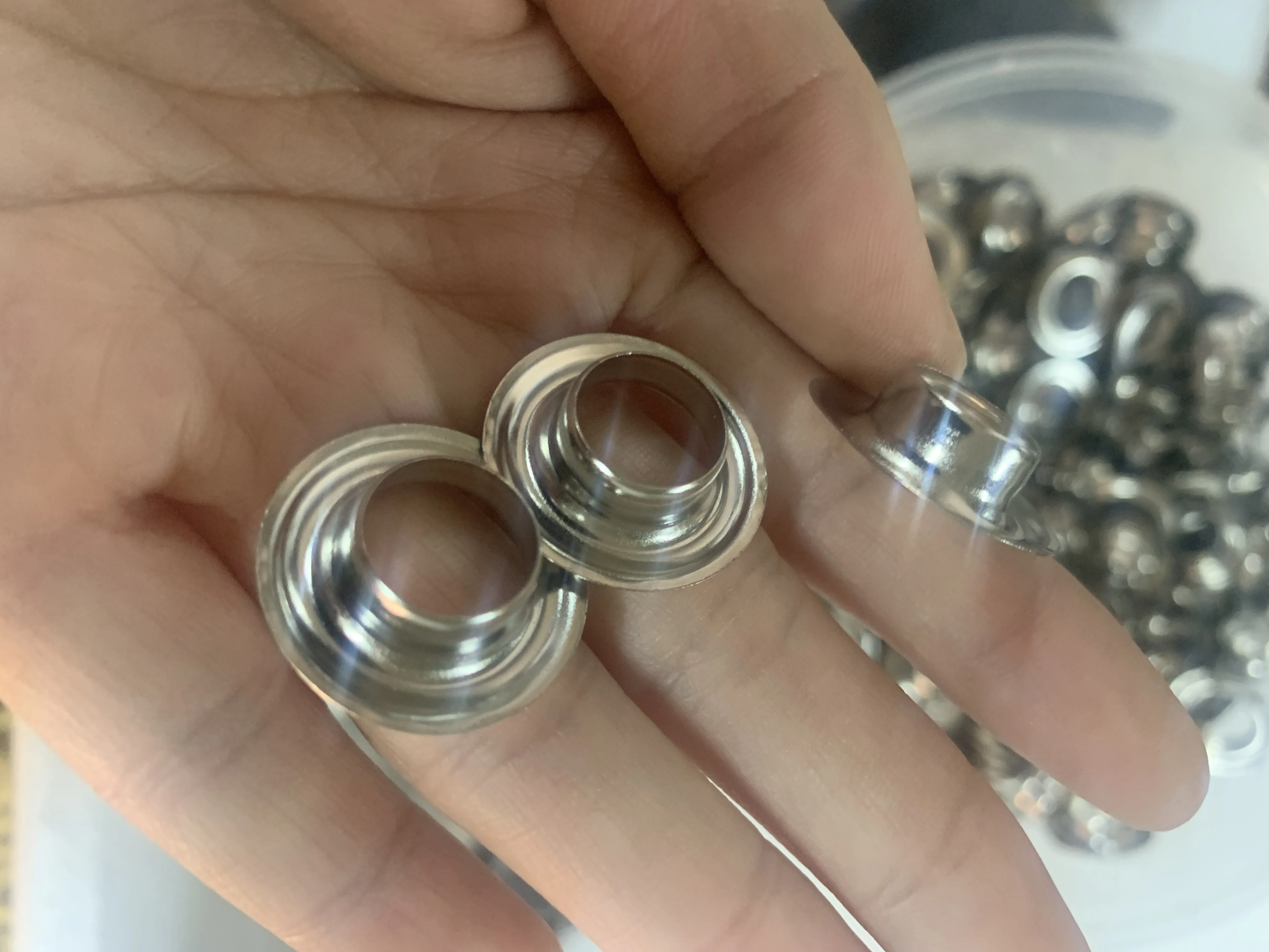 SemiAutoamtic Single Ring Flex Banner Eyelet Machine Tools Plastic