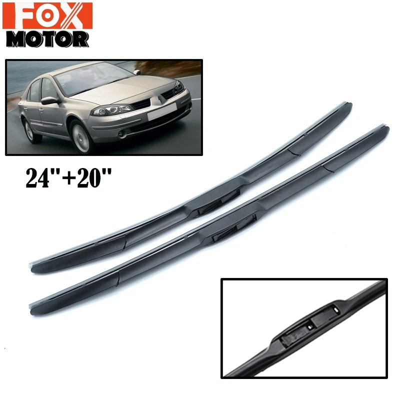 Misima 2" 20" стеклоочистители ветрового стекла для Renault Laguna 2 2001 2002 2003 2004 2005 2006 2007(u-образный крюк