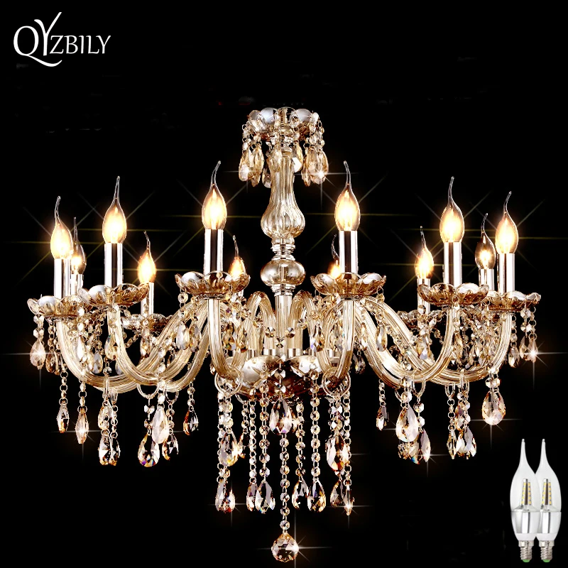 Lustre светодиодный светильник для люстры хрустальная люстра комнаты украшение из