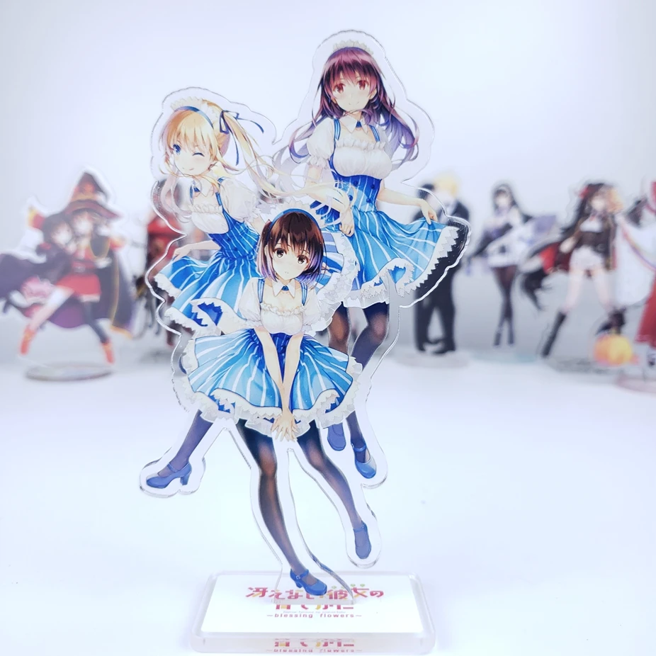 Аниме Saenai хироин no Sodatekata Katou Megumi Eriri Kasumigaoka Utaha фигурка на акриловой подставке