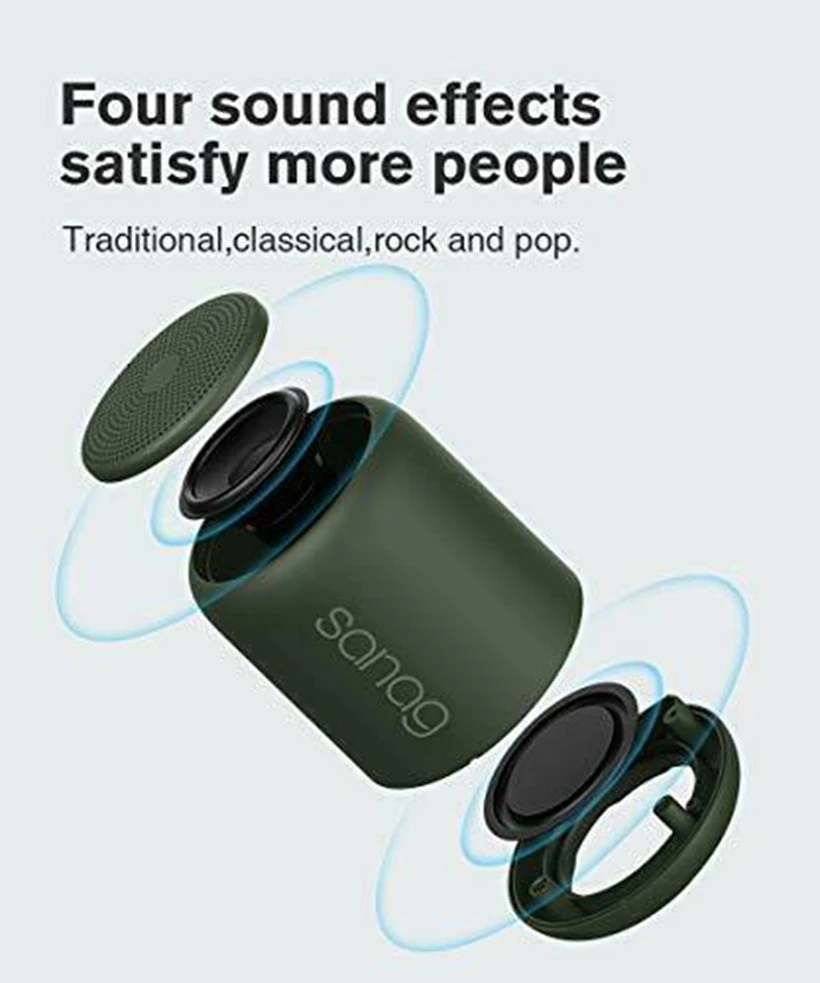 Мини-сабвуфер беспроводной Bluetooth динамик Настольный Шокированный музыкальный 3D объемный ABS громкоговоритель Громкая связь для игр на открытом воздухе TF карта AUX