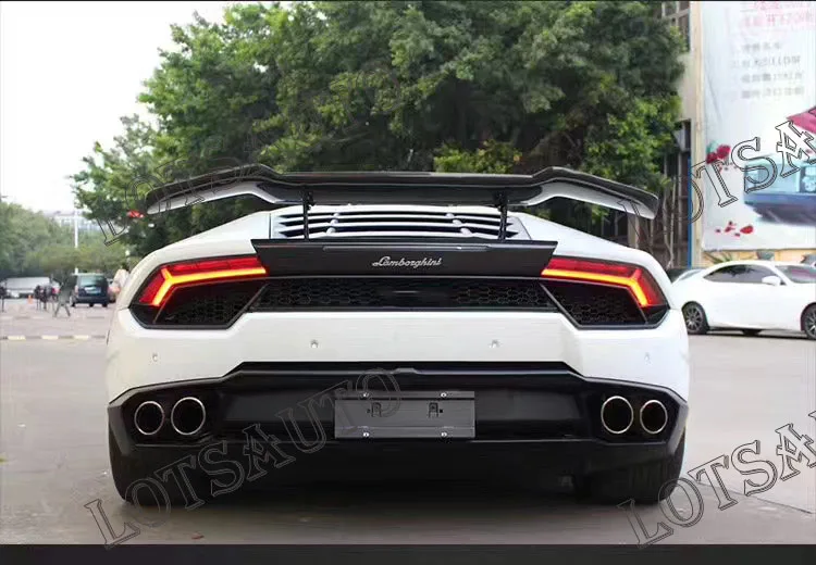 Автомобиль Стайлинг углеродного волокна Спойлеры для Lamborghini LP610 LP600 LP580 Huracan углеродного волокна заднего крыла