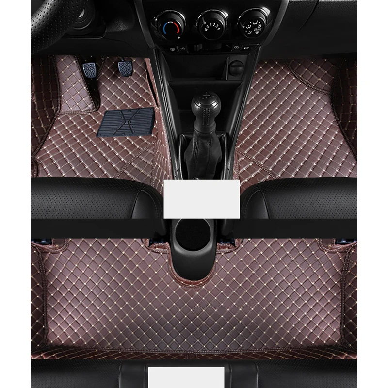 Lsrtw2017 кожаный автомобильный коврик для toyota vios yaris седан 2003- 2004 2005 2013 2012 2011 ковер