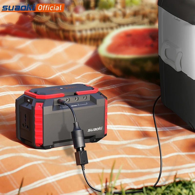 

Suaoki S270 Portable Camping Power Station 150WH Rechargeable Battery Emergency Power Supply with Flashlight AC/DC/USB Output