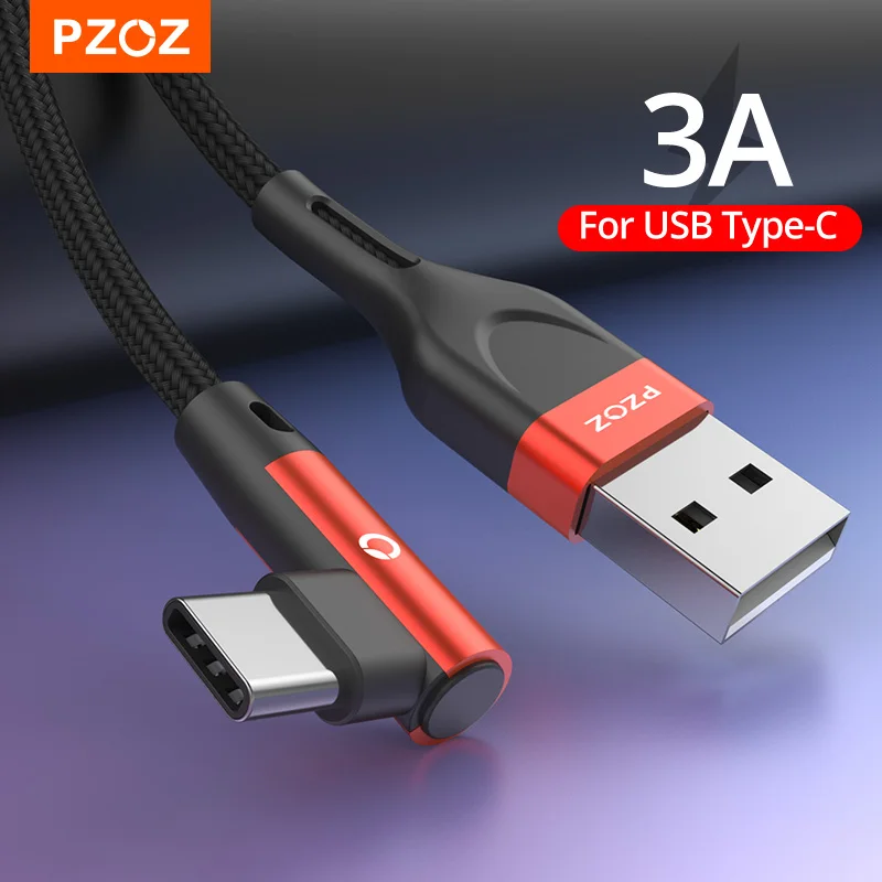 Кабель PZOZ usb Type-c Micro Type-C для быстрой зарядки зарядное устройство типа C xiaomi redmi note 9s