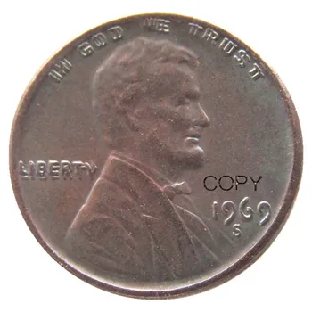 

US 1969s One Cent 100% Copper Copy Coin