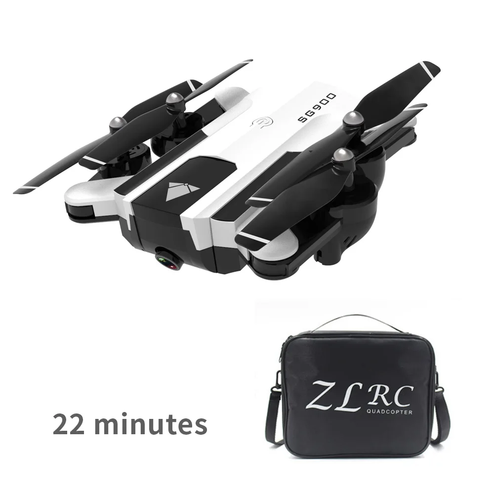 Дрон SG900 4K камера Широкоугольный HD 720P gps SG900-S Wi-Fi FPV 22 мин Время полета следуем за мной оптический поток Радиоуправляемый квадрокоптер Дрон - Цвет: SG900 4K 2200 W Bag