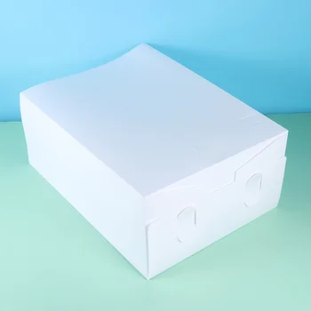

12PCS Thicken Shoes Box Transparent Stackable Shoes Storage Box Plastic Shoe Container - Size S (White)