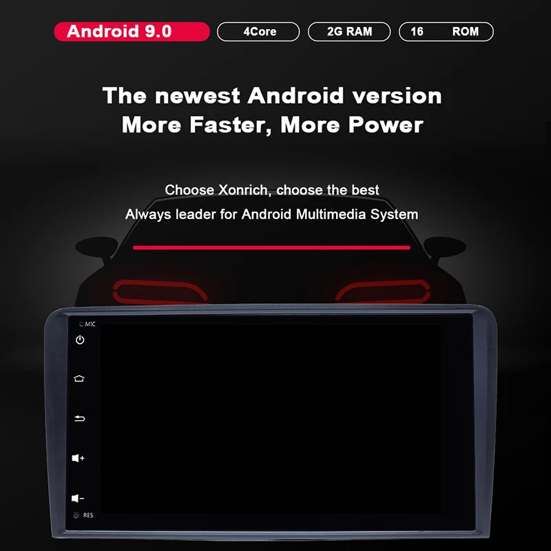 Ips DSP 2Din Android 9 автомобильный мультимедийный плеер головное устройство для Audi A3 8P S3 2003-2012 RS3 Sportback навигация gps DVD Радио стерео