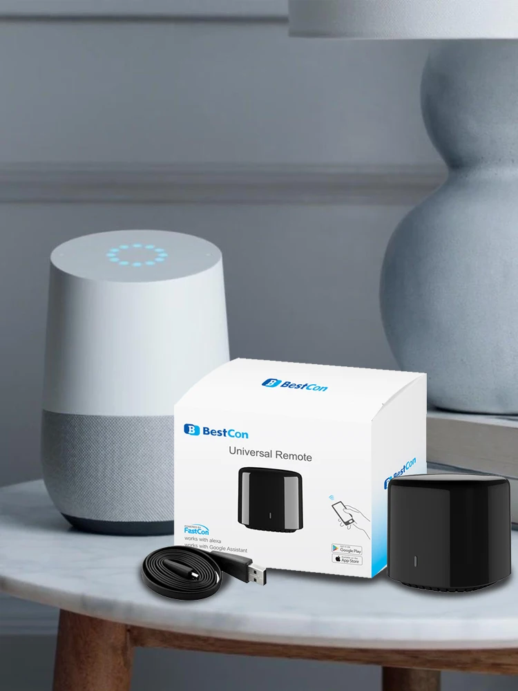 RM4C мини Broadlink Bestcon интеллектуальный пульт дистанционного управления WiFi ИК работа с Alexa Google Home мини умный дом автоматизация