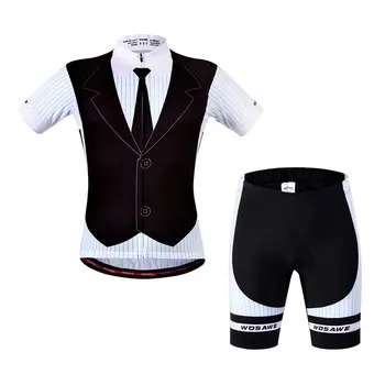 

Men Women Summer Cycling Clothes Set Short Sleeve Cycling Shirts Shorts Breathable Cycling Jersey Set Outdoor Sports Clothes