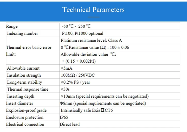 4-20ma 0-10v da temperatura dos sensores de temperatura pt100