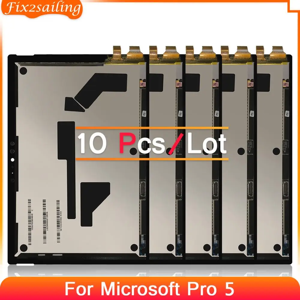 10 шт./лот для Microsoft Surface Pro 5 1796 LP123WQ1(SP) 6 ЖК-дисплей сенсорный экран дигитайзер в