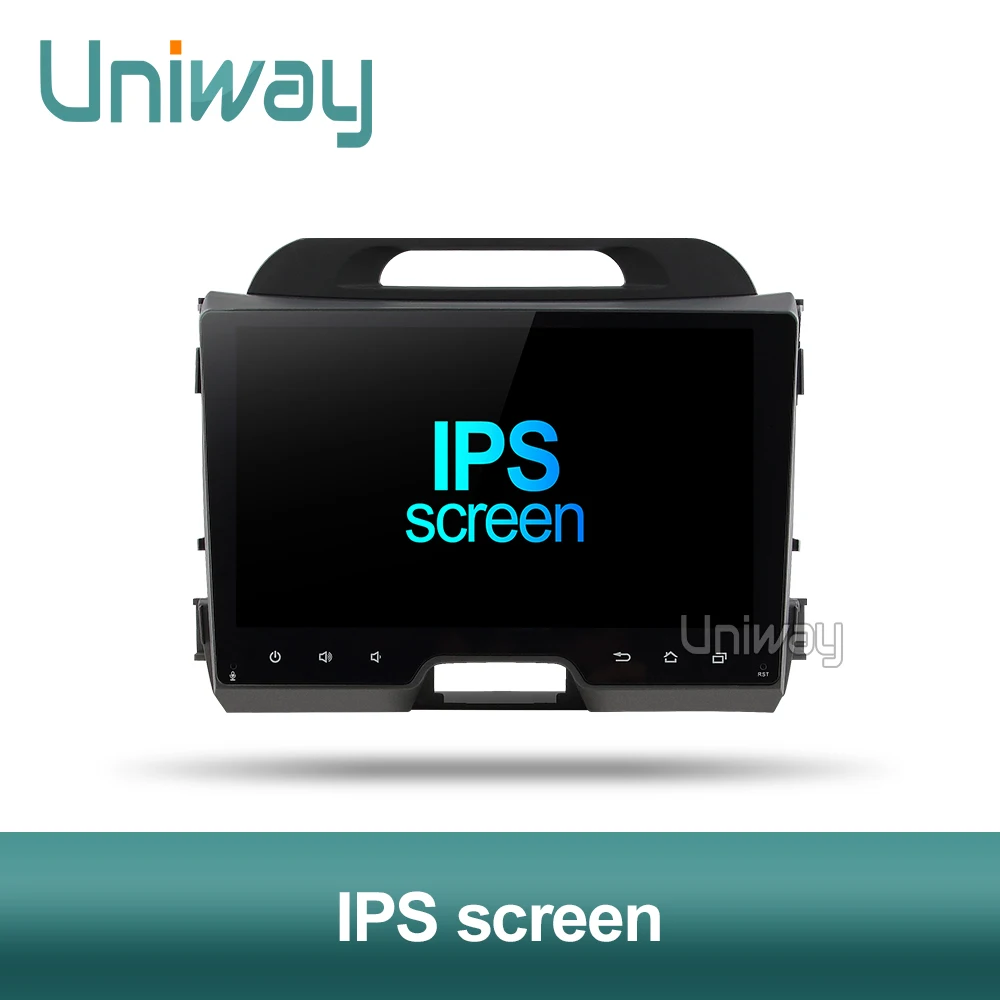 Uniway PX6 android 9,0 автомобильный dvd для kia sportage 2009 2011 2012 2013 автомобильный Радио gps навигатор плеер рулевое колесо