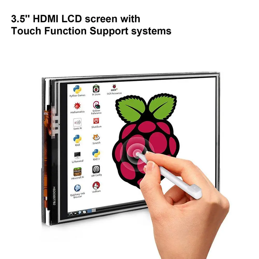 

New 3.5 inch 26P SPI TFT LCD Display Screen with Touch Panel 320*480 for RPi4B raspberry pi3 Board V3 (Support Raspbian System)